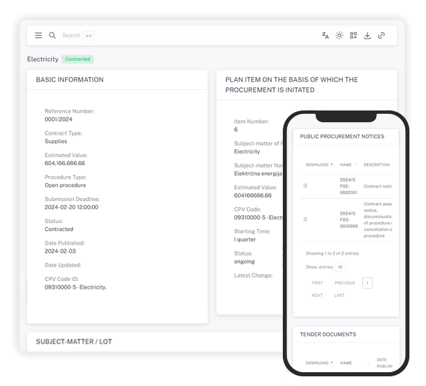 Procurement chatbot for procedure-specific assistance ​